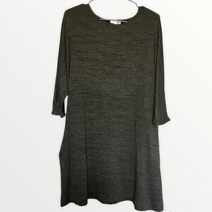 Wilfred Free | Aritzia Green Marled Pocket Dress Size Small